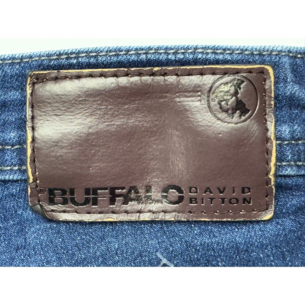 Buffalo David Bitton Men's Jackson Straight Stretch Blue Denim Jeans - Sz 34x31 - Picture 5 of 7